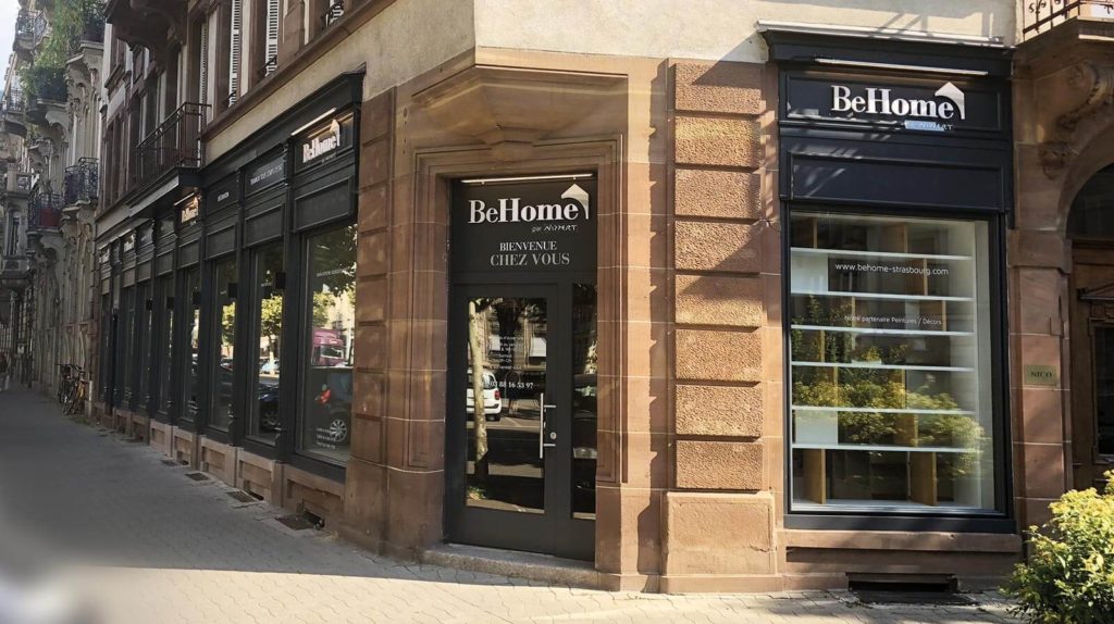 Showroom BeHome à Strasbourg, architecte d'intérieur et meuble sur mesure