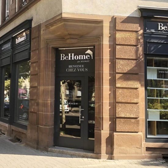 Showroom BeHome à Strasbourg, architecte d'intérieur et meuble sur mesure
