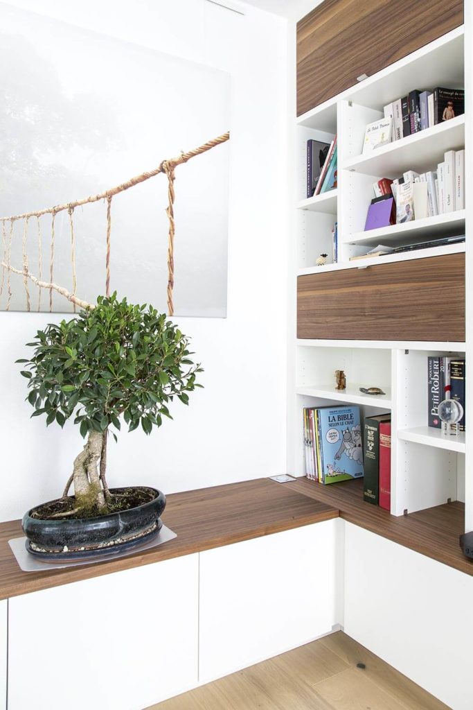 Bibliothèque étagère sur mesure à Paris 7e