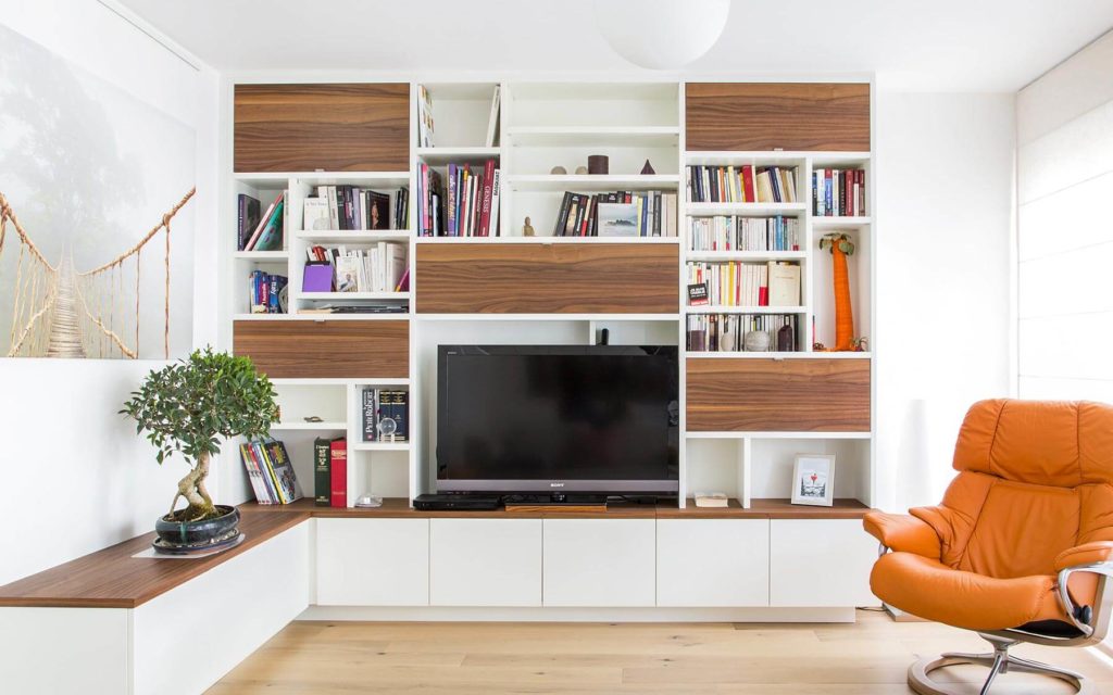 Bibliothèque étagère sur mesure à Paris 7e