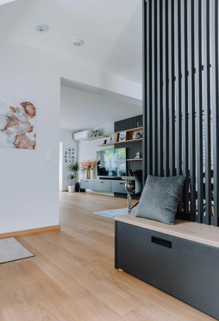 Aménagement de l'entrée d'une maison à Neuilly